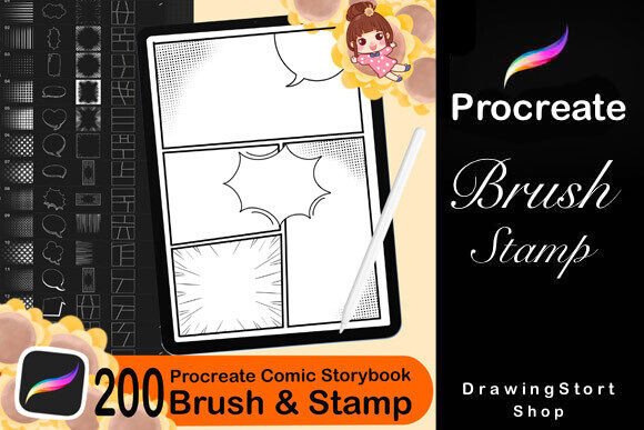200 Procreate Comic Storyboard Builder: Your Complete Comic Creation Kit