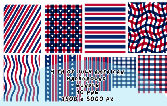 4th of July American Background Bundle: A Designer's Toolkit