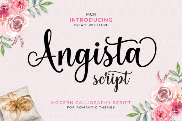 Angista Script: The Luxury Typeface for Modern Designers