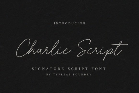 Charlie Script: The Signature Font for Your Brand