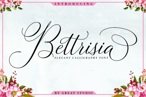 Discover Bettrisia Script: A Modern Calligraphy Typeface