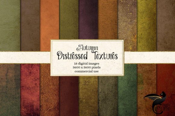 Distressed Autumn Textures: A Grungy Toolkit for Fall Projects