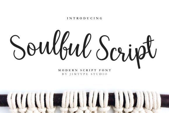 Embrace Elegance: The Soulful Script Typeface