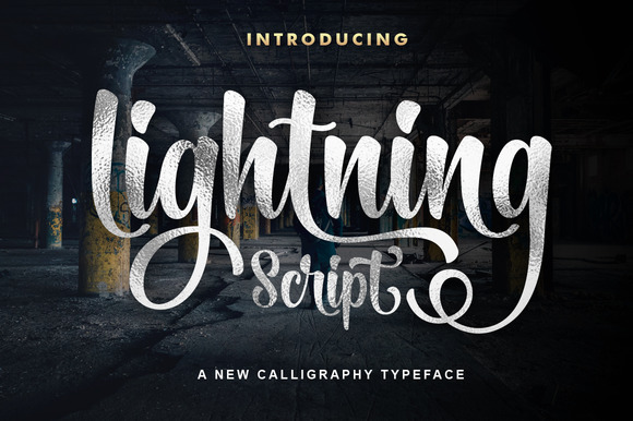Lightning Script: A Handwritten Typeface for Authentic Design