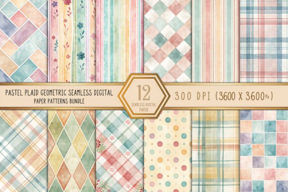Soft Geometry: Using Pastel Plaid in Modern Design