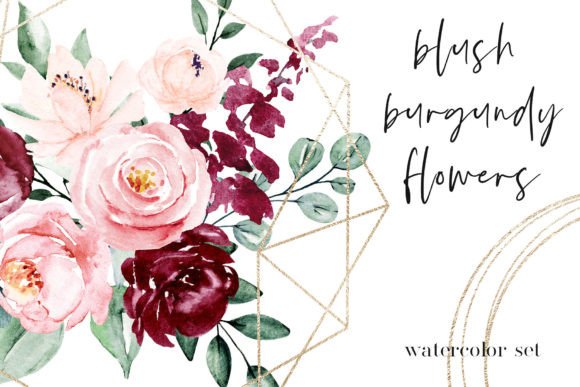 Watercolor Flowers and Floral Alphabet: A Creative Toolkit